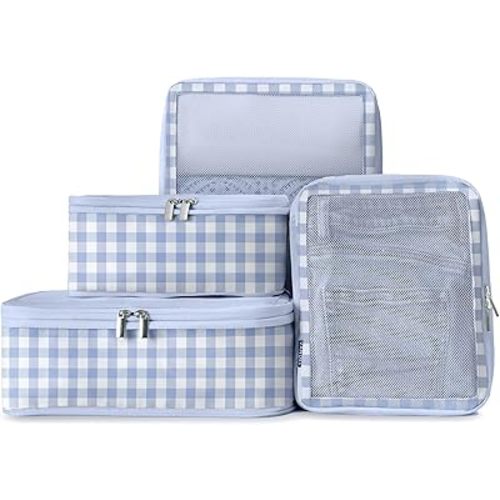 Vandel Space-Saving Compression Packing Cubes for Women, Men, Compressible Carry On Suit Case Organizer Luggage Packing Cubes for Travel Organizer Bags for Luggage and Backpacks, Suitcase Cube
