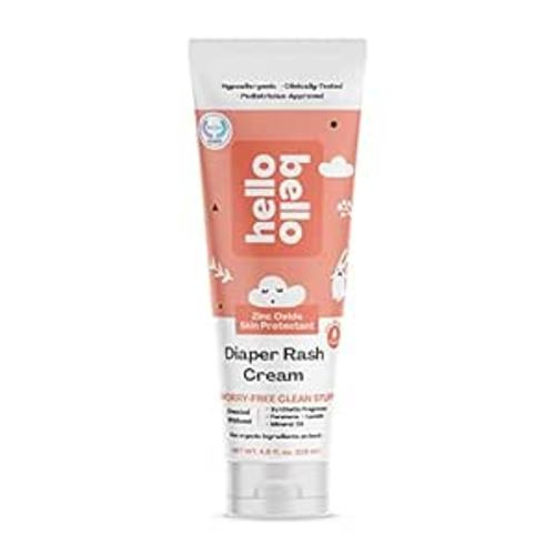Hello Bello Diaper Rash Cream, Vegan Cruelty-Free Non-Nano Zinc Oxide, 4 fl. oz - 4 Fl Oz (Pack of 1)