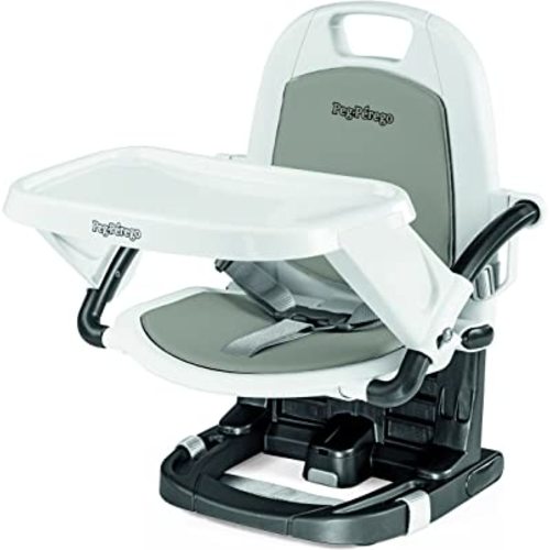 Peg Perego Rialto - Booster Seat - Suitable for Children 6 Months and up - Made in Italy - Ice (Grey)