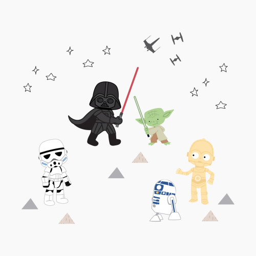 Lambs & Ivy Wall Decals - Star Wars Classic