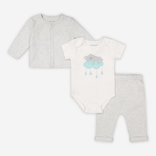 Black N White  Bodysuit & Pant Set - Kushies Baby CANADA Inc