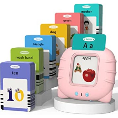 Talking Flash Cards for Toddlers 1 2 3 4 5, Speech Therapy Toys Autism Toys, ABC 123 Sight Words Etc - 255 Cards-510 Sides, Educational Learning Interactive Toys with Giftable Package