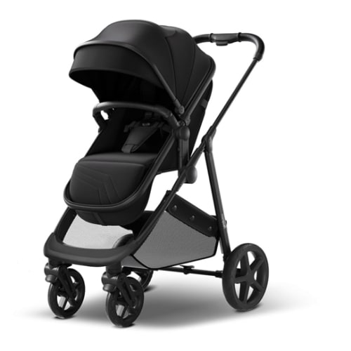Mompush Wiz 2-in-1 Convertible Baby Stroller with Bassinet Mode, Foldable Infant Stroller with Reversible Seat and Large UPF 50+ Canopy