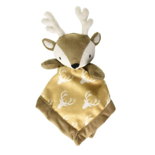 Levtex Home - Baby Deer Security Blanket - Soft and Cuddly Lovey - Plush - Tan, Taupe, Brown - Nursery Gift