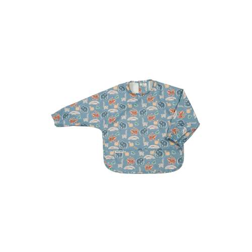 Long Sleeve Bib - Jungle Friends