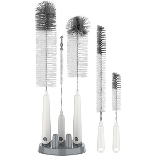 MR.SIGA 5 Pack Bottle Brush Cleaning Set