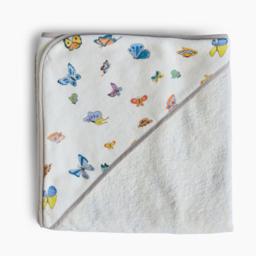Hooded Bath Towel - Madame Butterfly