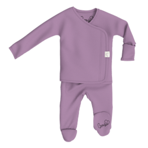 Footie - Fig – Bonsie Skin to Skin Babywear