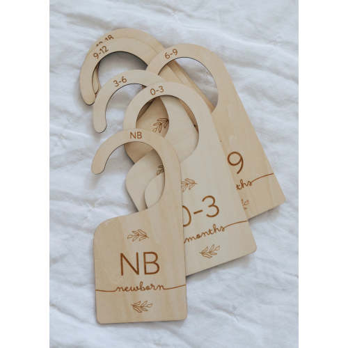 Fephas Wooden Baby Nursery Closet Dividers