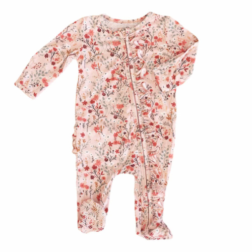 Girl Ruffle Zipper Footies - Best Sellers