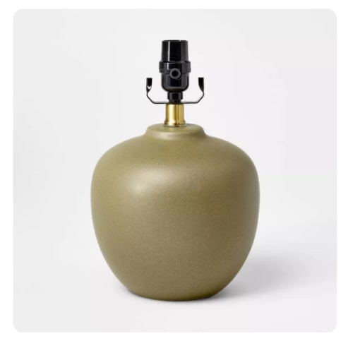 Ceramic Lamp Base Green - Threshold™ Designed With Studio Mcgee