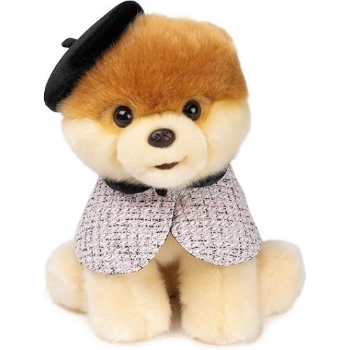 GUND Boo, The World’s Cutest Dog with Paris Beret Plush Pomeranian Stuffed Animal for Ages 1 and Up, 9”