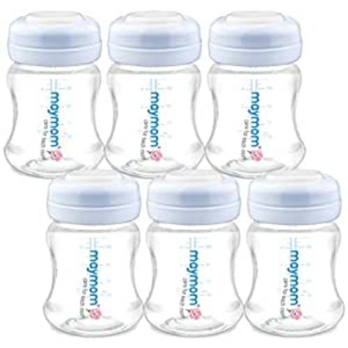 Amazon.com : Maymom Wide-Mouth Milk Storage Collection Bottle with SureSeal Sealing Disk; Compatible with Spectra/Motif Luna/Ameda MYA/Bellababy Pumps. Can Replace Spectra S1 S2 Bottles, 6 pc (4.7Oz/140mL, 6pc) : Baby