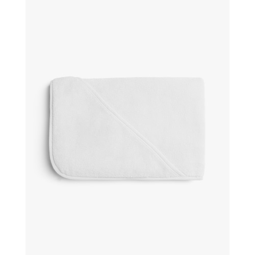 Organic Hooded Baby Towel (White)
