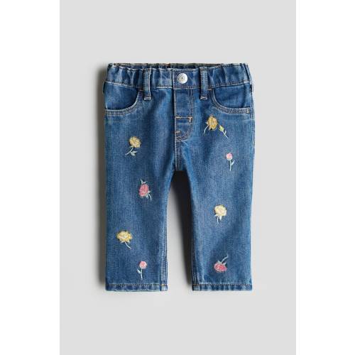 Embroidery-Detail Jeans