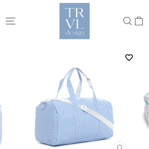 Duffel - Weekender - Gingham Sky