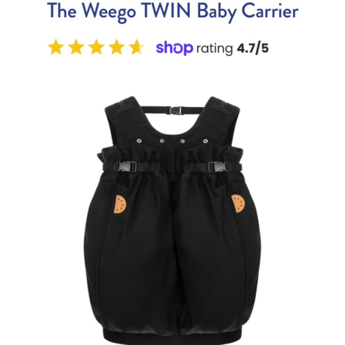 The Weego TWIN Baby Carrier