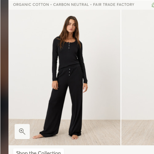 Women’s Dream Rib Sleep Set made with Organic Cotton | Pact