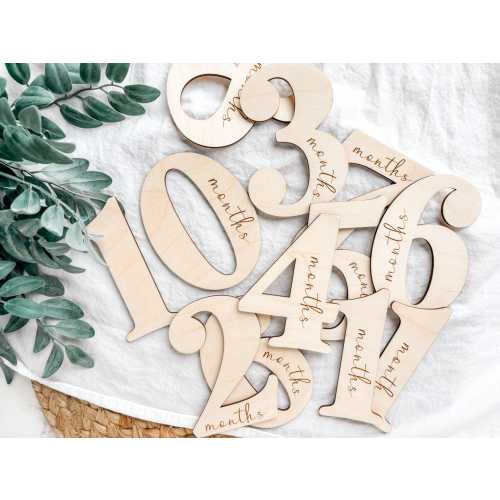 Baby Monthly Milestone Cards, Monthly Baby Photo, Baby Photo Prop, Baby Shower Gift, Newborn Photo Prop, Baby Announcement, Milestone Marker