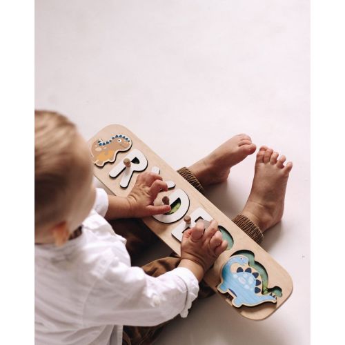 Boy Dinosaur Name Puzzle