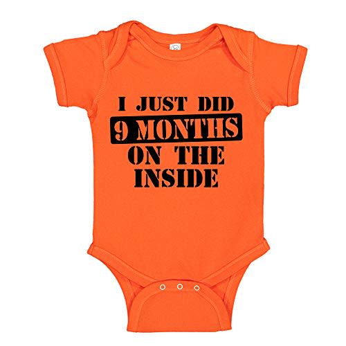 I Just Did 9 Months On The Inside Baby One Piece Infant Bodysuit