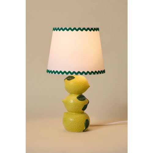 Stacked Lemon Ceramic Table Lamp