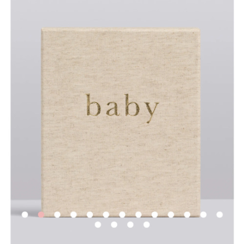 My First Year Baby Journal - Oatmeal - Write To Me AU