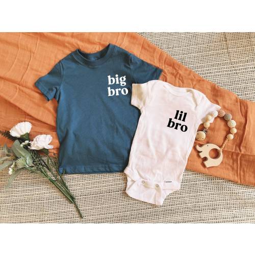 Big bro, Big sis, Lil bro Shirt | Pregnancy Announcement, Baby announcement, Matching Sibling Shirts, gift for mom