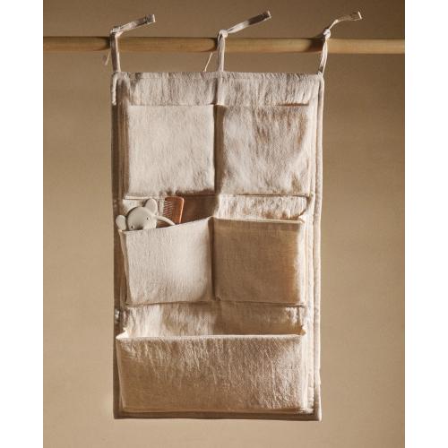 CHILDREN’S PLAIN LINEN POPLIN WARDROBE ORGANIZER