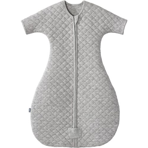 HALO Easy Transition Sleepsack Wearable Blanket, TOG 1.5, Heather Grey, Small