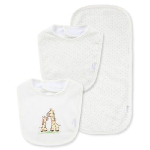 Baby Boys and Baby Girls Giraffe Bibs and Burp Cloth