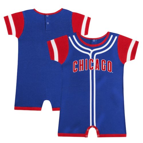 Infant Chicago Cubs Royal Fast Pitch Romper