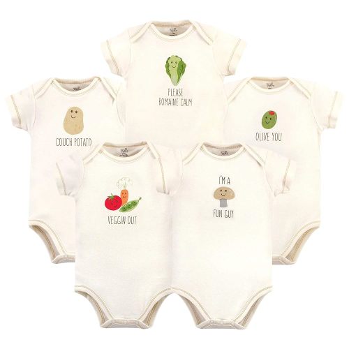 Touched by Nature Unisex Baby Organic Cotton Bodysuits