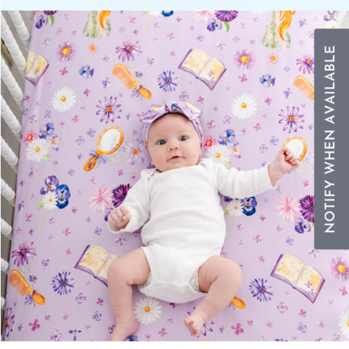 Rapunzel Bamboo Crib Sheet