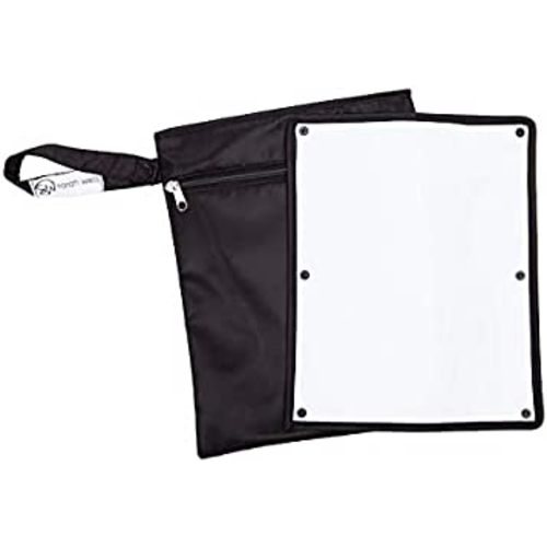 Sarah Wells Pumparoo Wet/Dry Bag for Breast Pump Parts (Black)