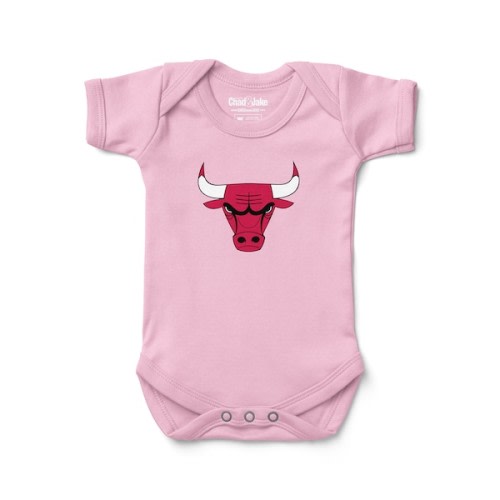 Chicago Bulls Chad & Jake Newborn & Infant Primary Logo Bodysuit - Pink