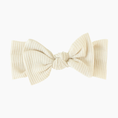 Knit Headband Bow - Moonstone