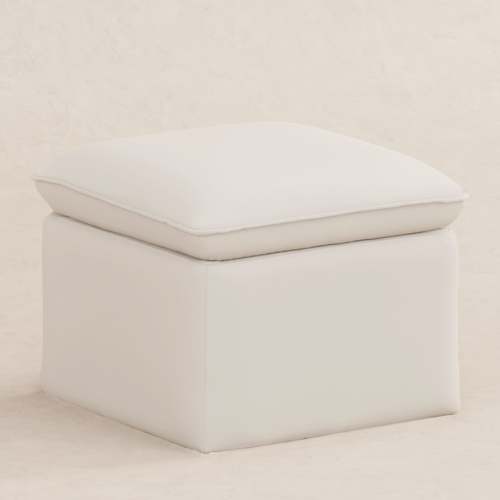 Cali Storage Ottoman in Eco-Performance Fabric | Water Repellent & Stain Resistant
