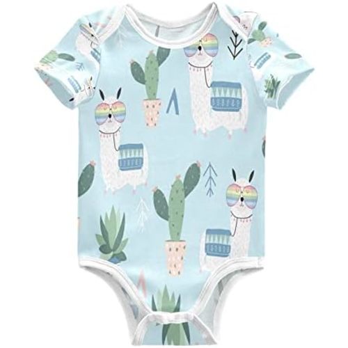 Pigsaly Cute Koalas Love Unisex Baby Bodysuits Flower Newborn Short Sleeve Summer Jumpsuit Boy Girl 3M
