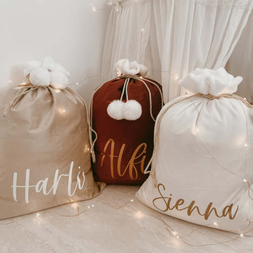 Personalised Holiday Santa Sack