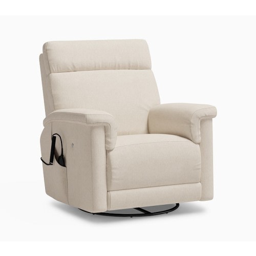 Dream Deluxe Recliner with Heat and Massage Brushed Chenille Oat