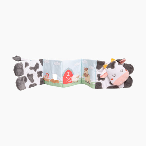 Pearhead Tummy Time Activity Plush Farm Crinkle Book