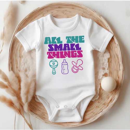 All The Small Things Baby short sleeve onesie, Emo Baby Lyrics, Pop Punk Baby, Emo Parents, Gifts For Baby, Gifts for Goth Parents 216S8NN