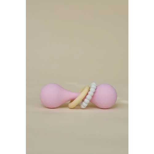 The Gumdrop Rattle + Teether || Bubblegum