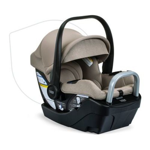 Britax Willow S Rear Facing Infant Car Seat, Alpine Base with ClickTight - Teak