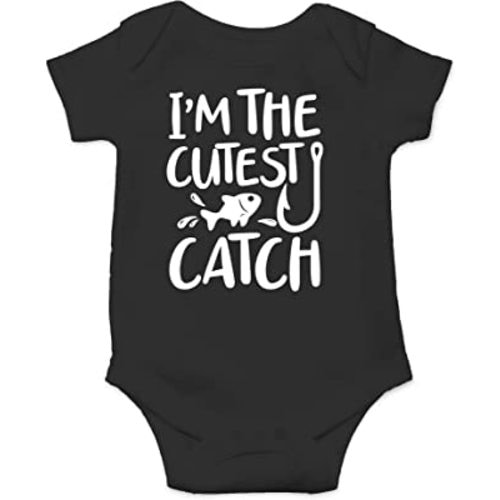 CBTwear I'm the Cutest Catch - Funny Fishing Outfit - Cute Infant One-Piece Baby Bodysuit
