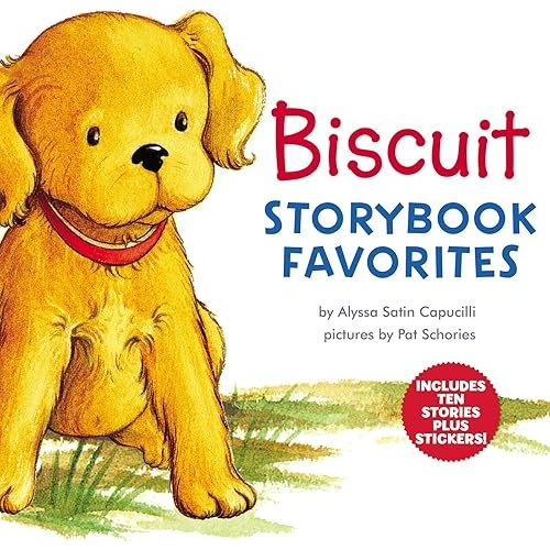 Biscuit Storybook Favorites: 10 Stories in 1 Book Plus Stickers for Dog-Lovers Hardcover – Sticker Book, September 3, 2019