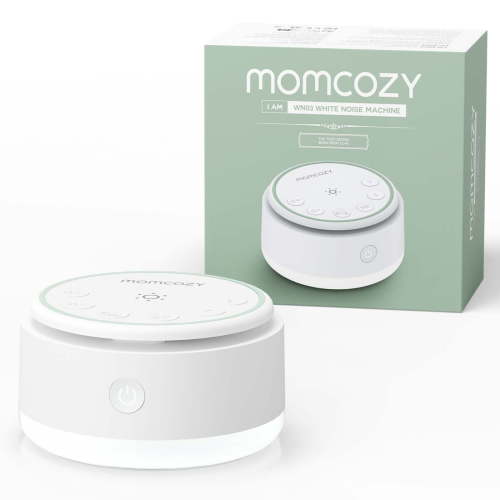 Momcozy White Noise Machine for Baby 20 Relaxing Sounds With Touch Light, Portable Sleep Aid