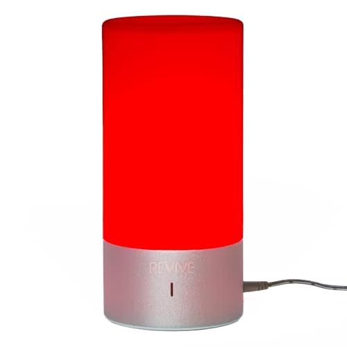 Revive - 670nm Red Light Sleep Lamp by Gamma - Melatonin Promoting Natural Sleep Aid, Bedroom & Nursery Nightlight
