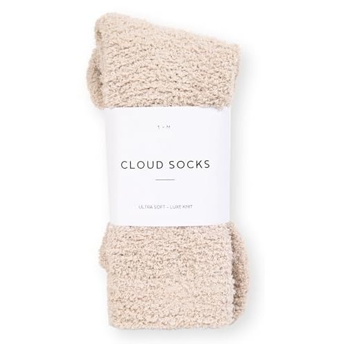 Unboxme Gifts Warm & Cozy Ultra-Luxe Cloud Sock for Women & Men - Super Soft Luxurious Fabric Sleep Socks